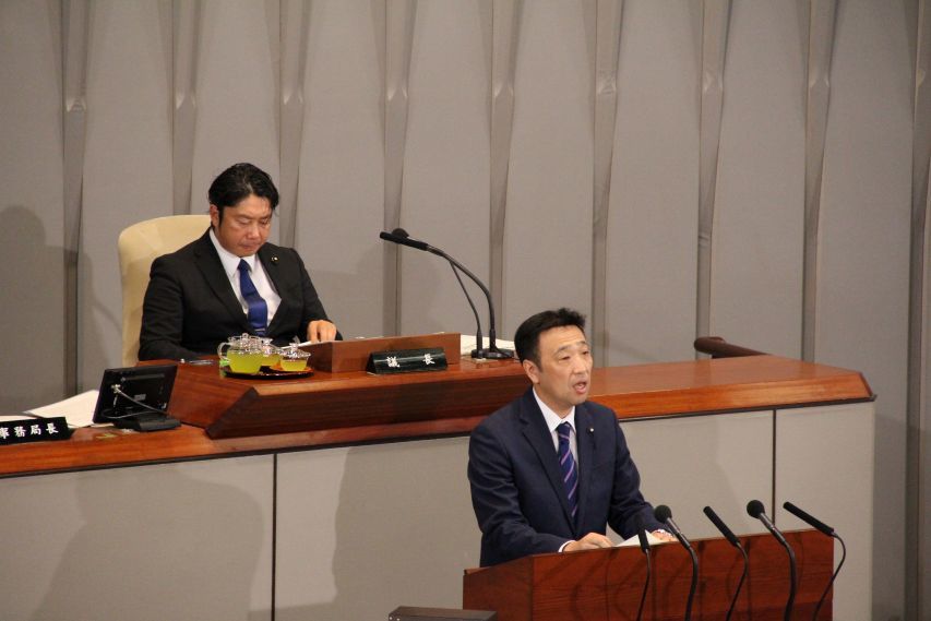 令和7年9月定例会 代表質問 大河内章 議員（京都府議会録画中継）